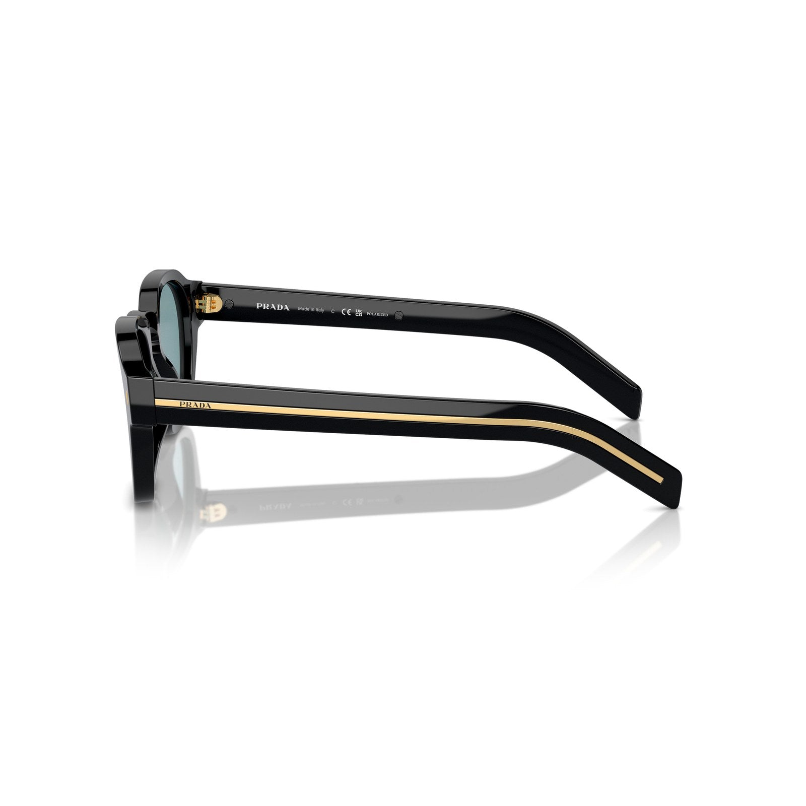 Prada PR A16S 16K04D - Black Polarized Sunglasses (49mm)