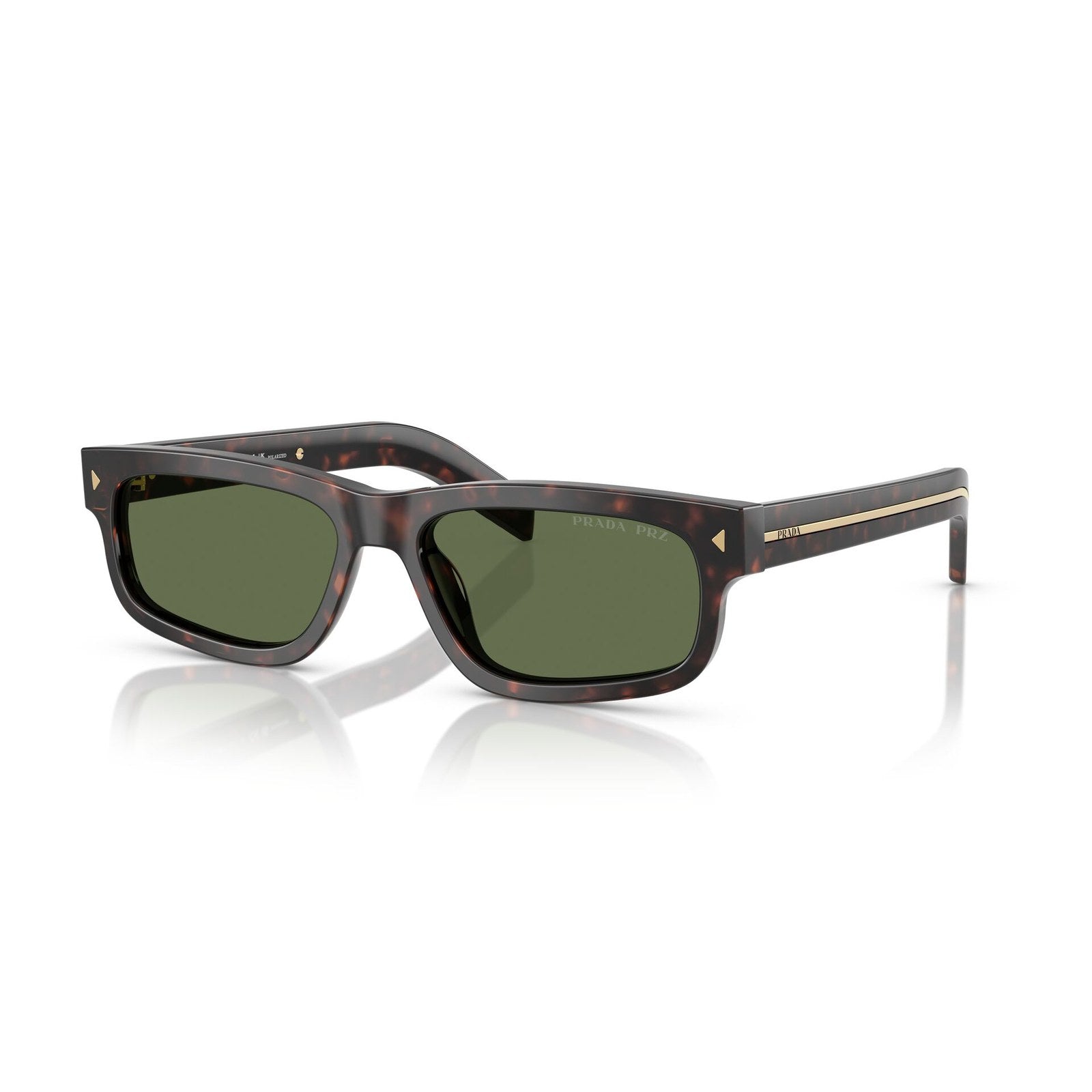 Prada PR B11S 17N20G - Root Tortoise Polarized Sunglasses (55mm)