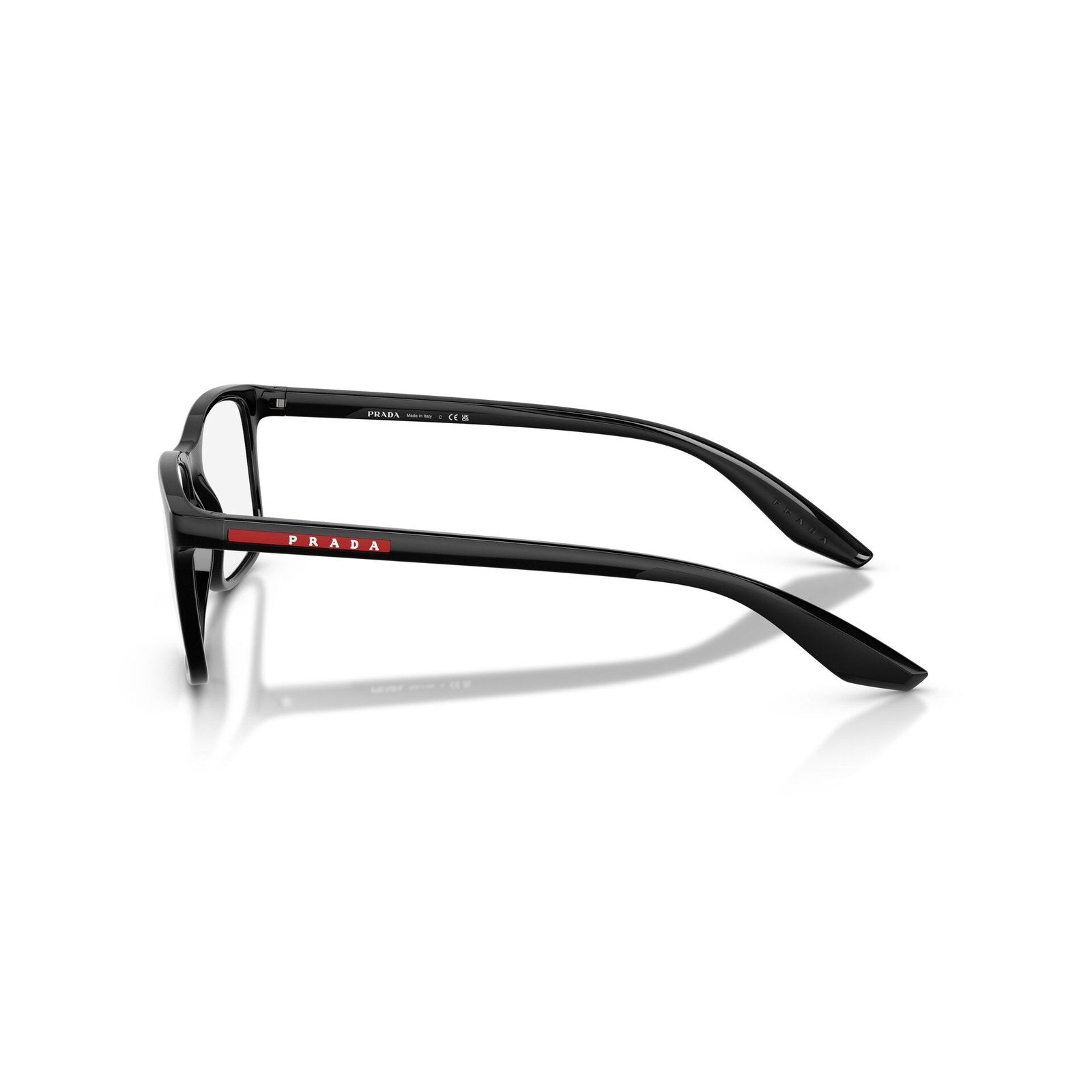 Prada Linea Rossa PS 08RV 1AB1O1 - Black Eyeglasses (54mm)