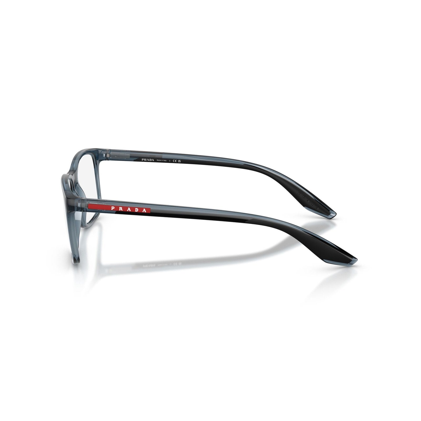 Prada Linea Rossa PS 08RV CZH1O1 - Transparent Azure Eyeglasses (54mm)