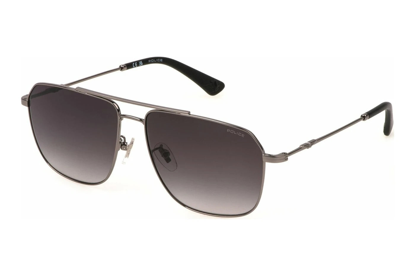 Police SPLN32 509Y olive brown sunglasses 60mm front view