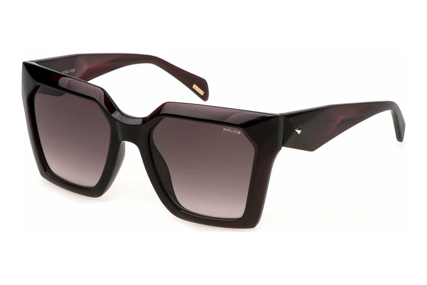 Police SPLN58 0W48 burgundy sunglasses 54mm front view