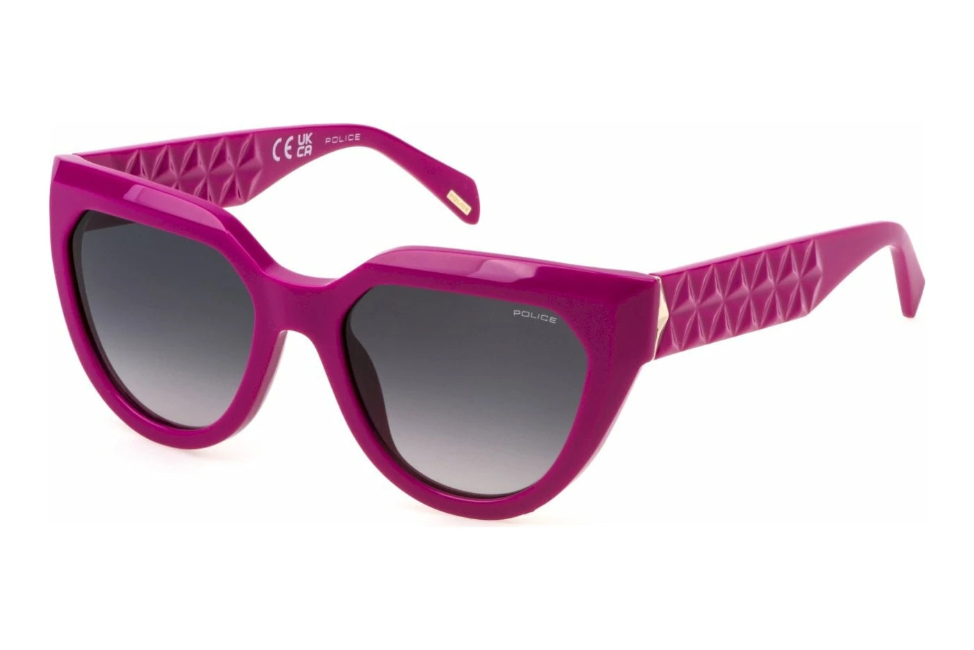 Police Phenomenon 2 SPLN61 09M3 fuchsia sunglasses 54mm front view
