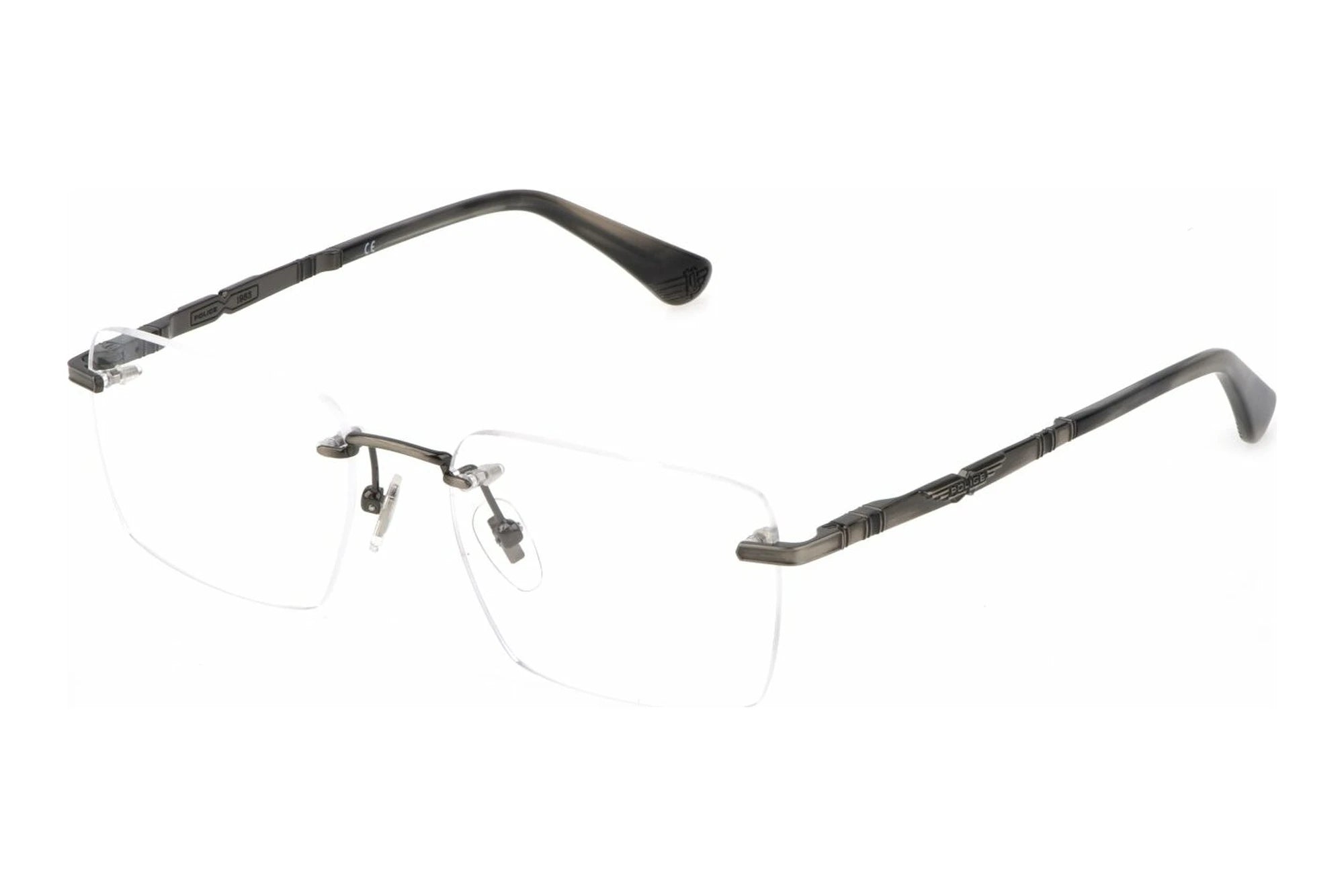 Police VPLF84 0K20 eyeglasses 54mm front view