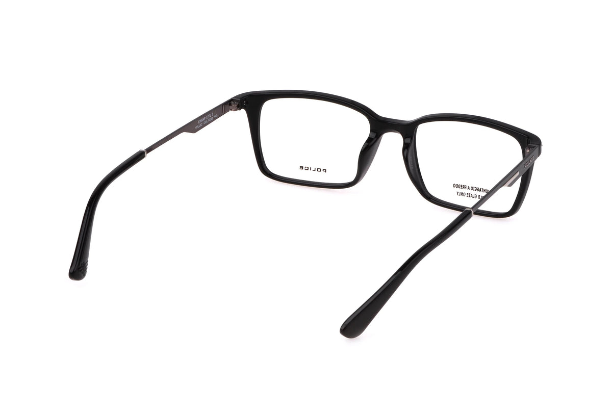Police Champ Lite 3 VPLL62 0Z42 shiny black eyeglasses side view