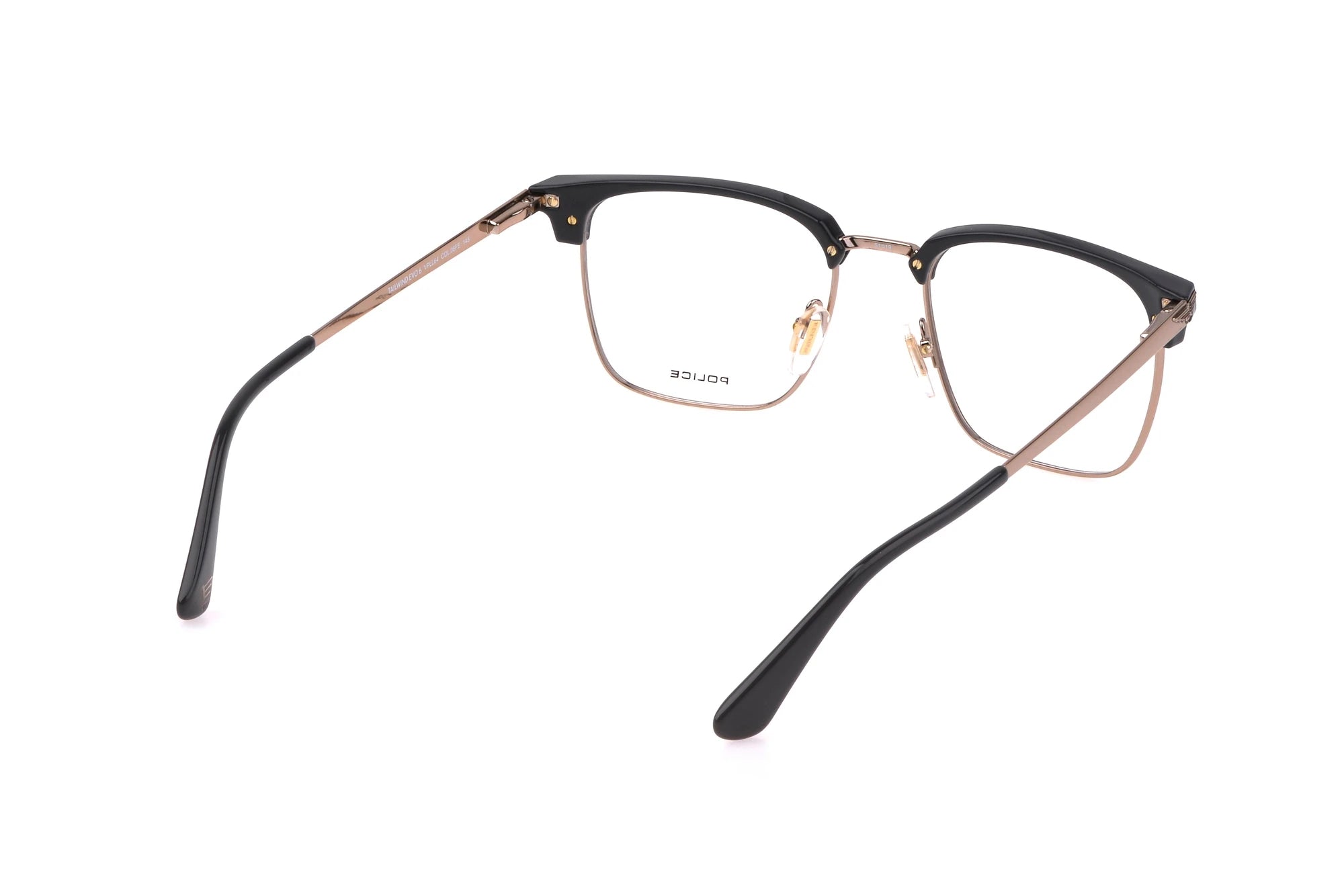 Police VPLL64 08FE camel and rose gold eyeglasses 51mm side view