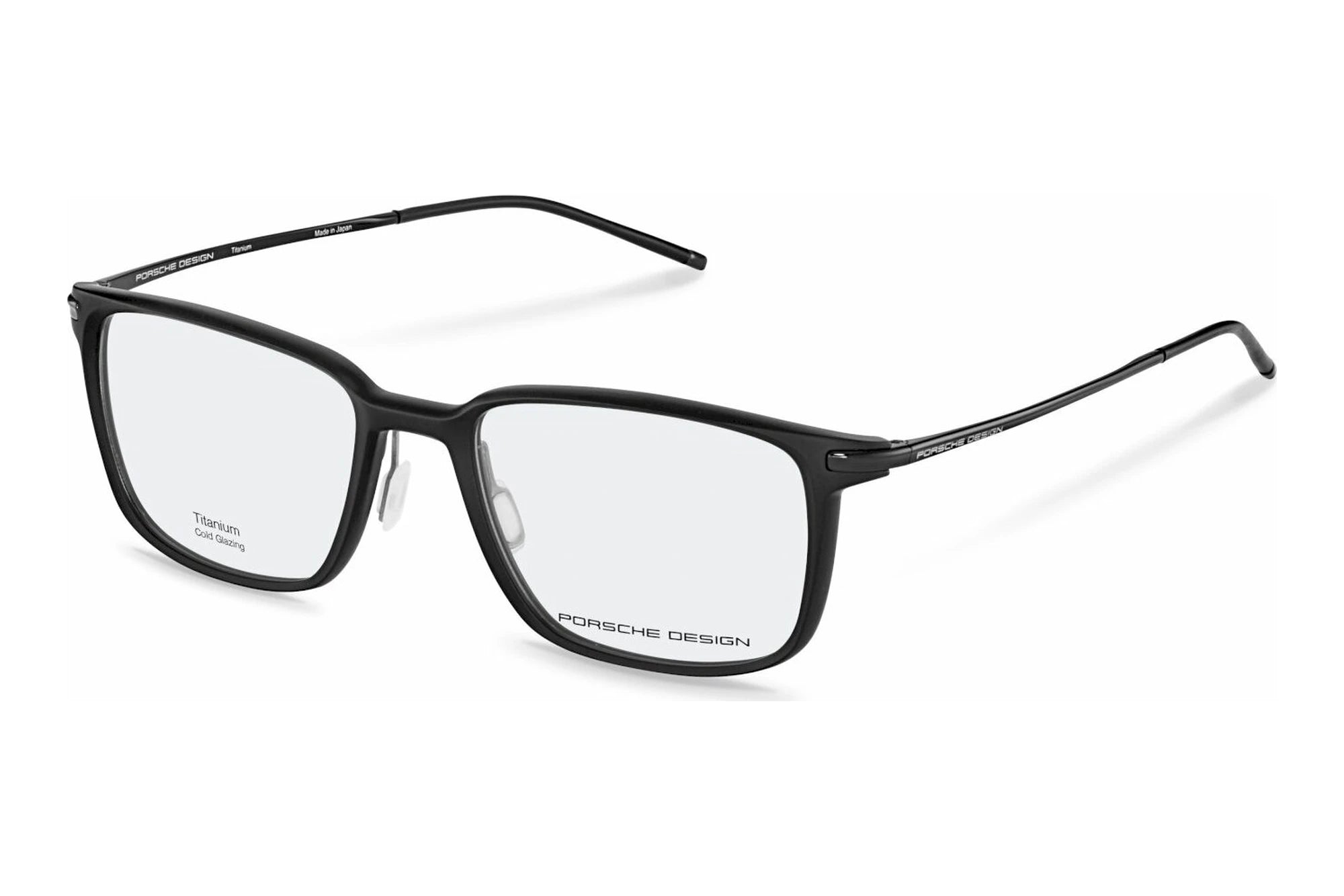 Porsche Design P8735 A black eyeglasses 54mm front view
