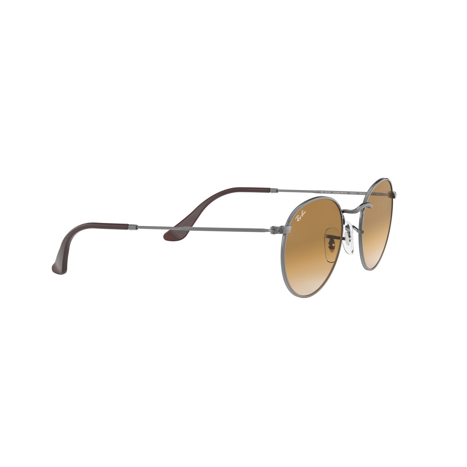 Ray-Ban Round Metal RB3447N 004/51 - Gunmetal Sunglasses (53mm)
