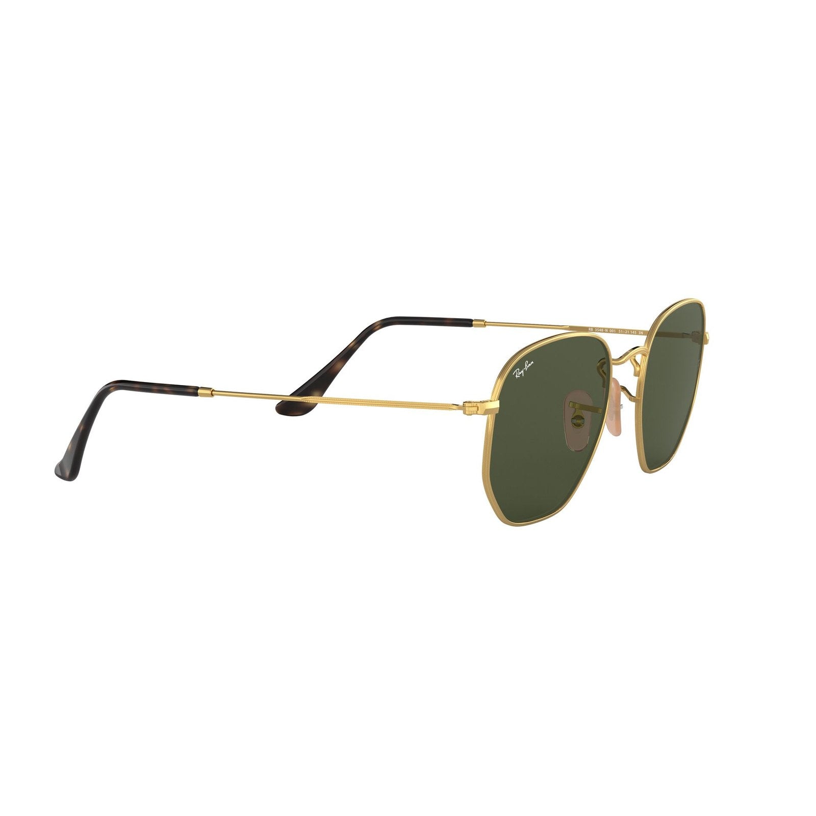 Ray-Ban Hexagonal RB3548N 001 - Gold Sunglasses (51mm)
