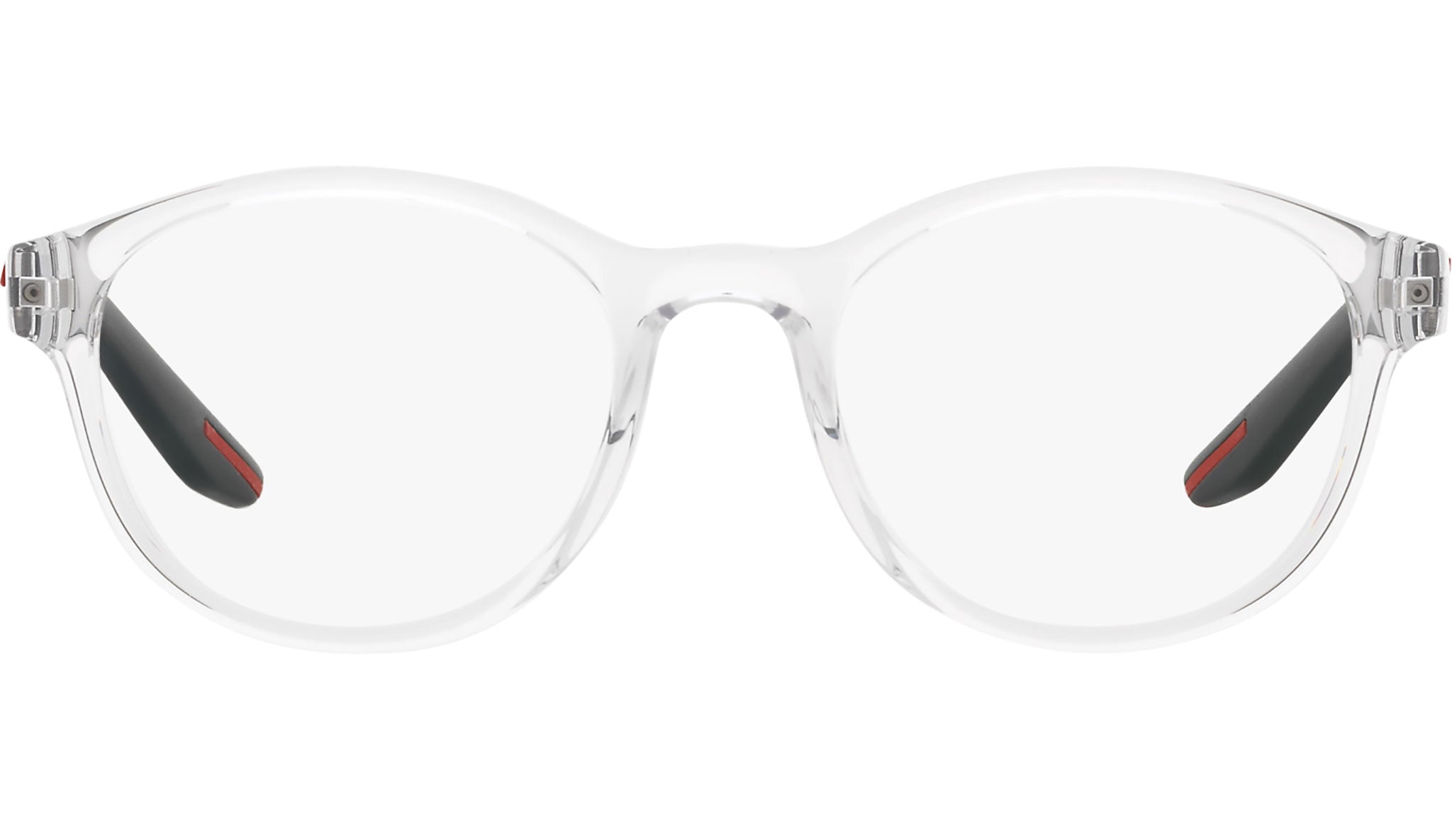 Prada Linea Rossa PS 07PV 2AZ1O1 crystal eyeglasses 53mm front view
