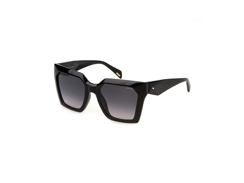 Police SPLN58 0Z42 – Shiny Black Sunglasses (54mm)