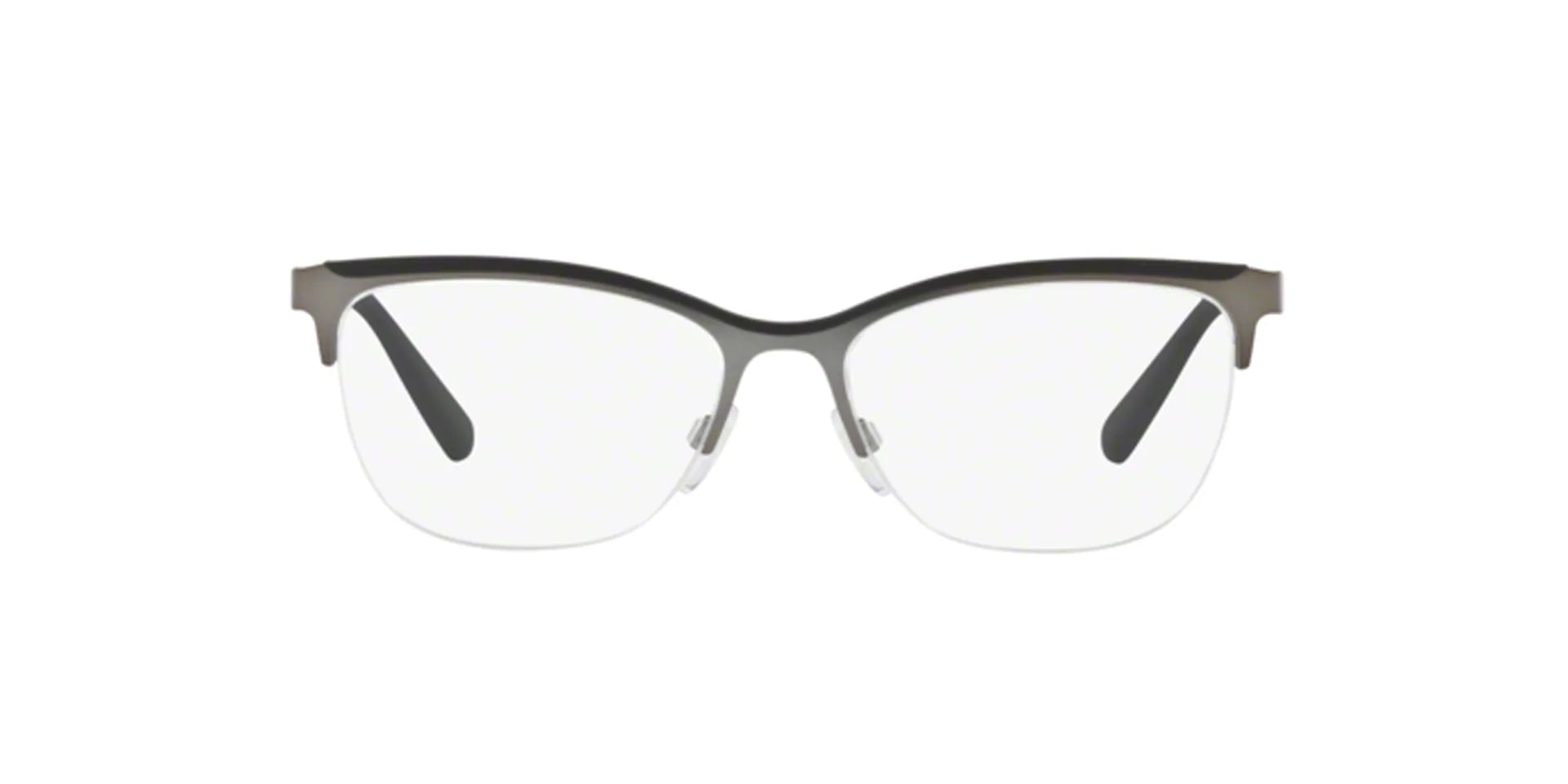 Emporio Armani EA1068 3213 matte gunmetal eyeglasses 53mm front view