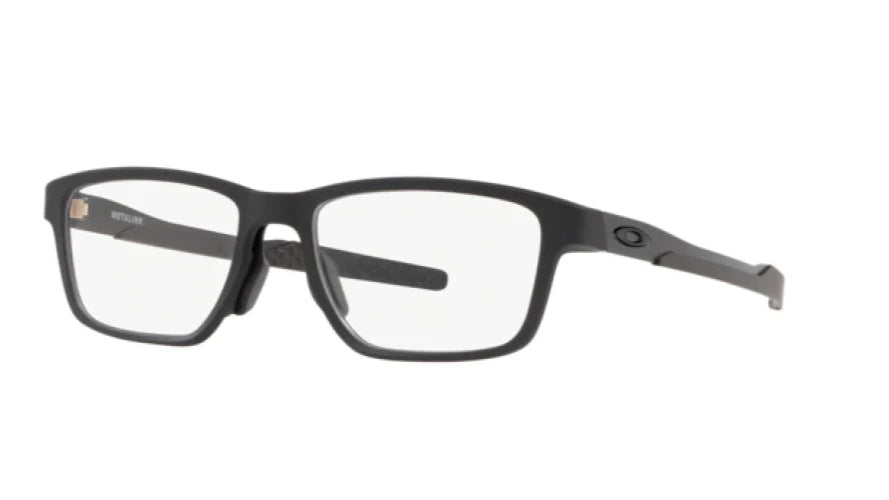 Oakley OX8153 01 satin black eyeglasses 55mm