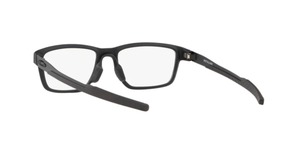 Oakley OX8153 01 satin black eyeglasses 55mm detail view