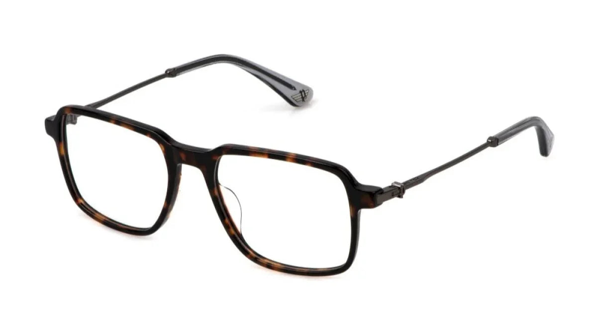 Police Force 5 VPLN24 04BL – Dark Havana Eyeglasses (53mm)
