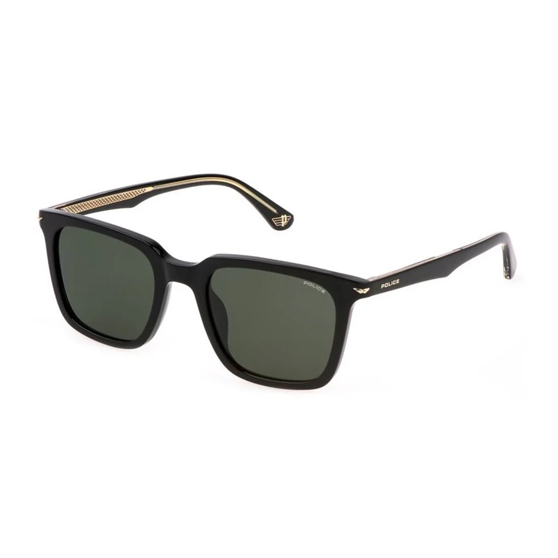 Police Champ 4 SPLL80 0700 – Black Sunglasses (54mm)