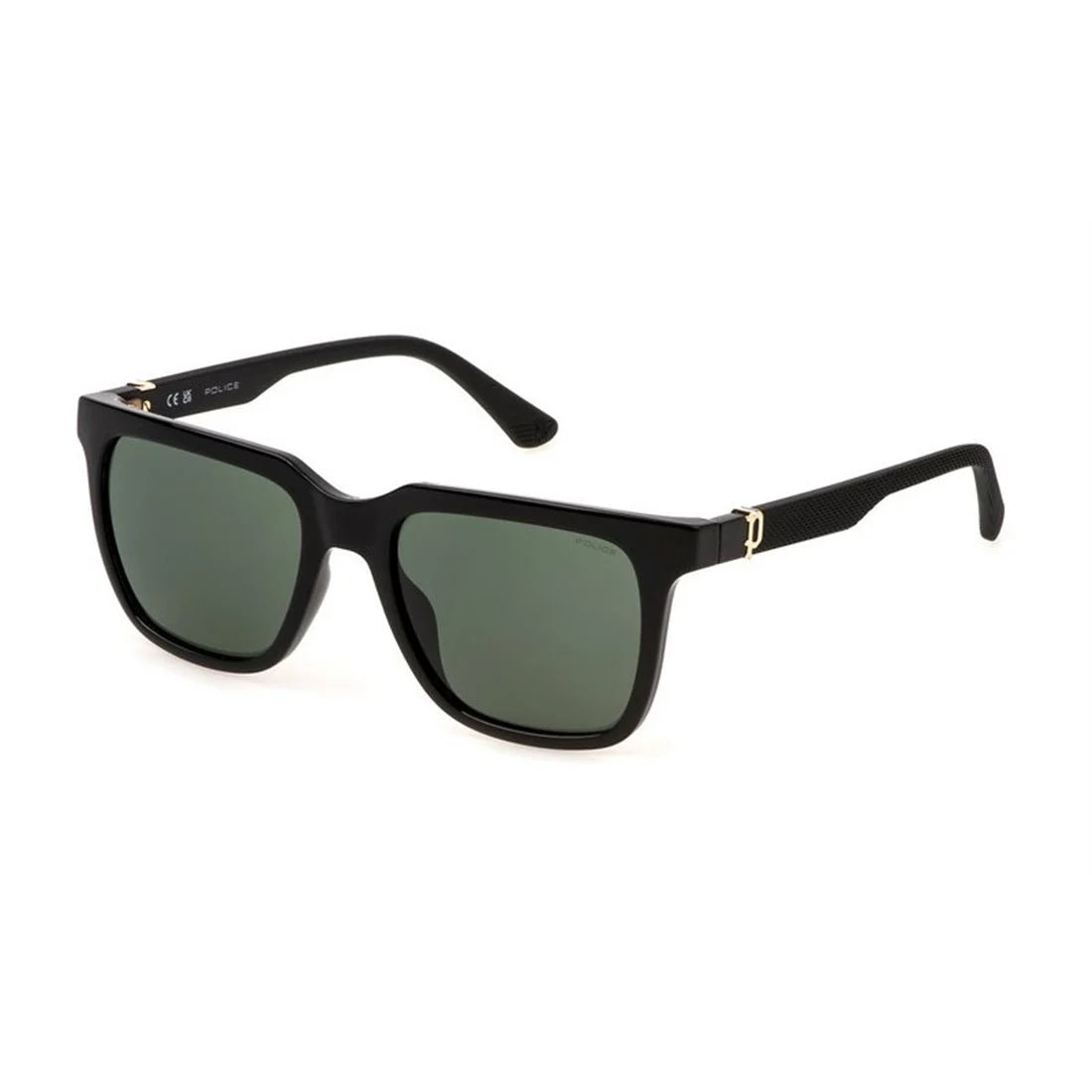Police SPLN34 Z42Y – Shiny Black Sunglasses (54mm)