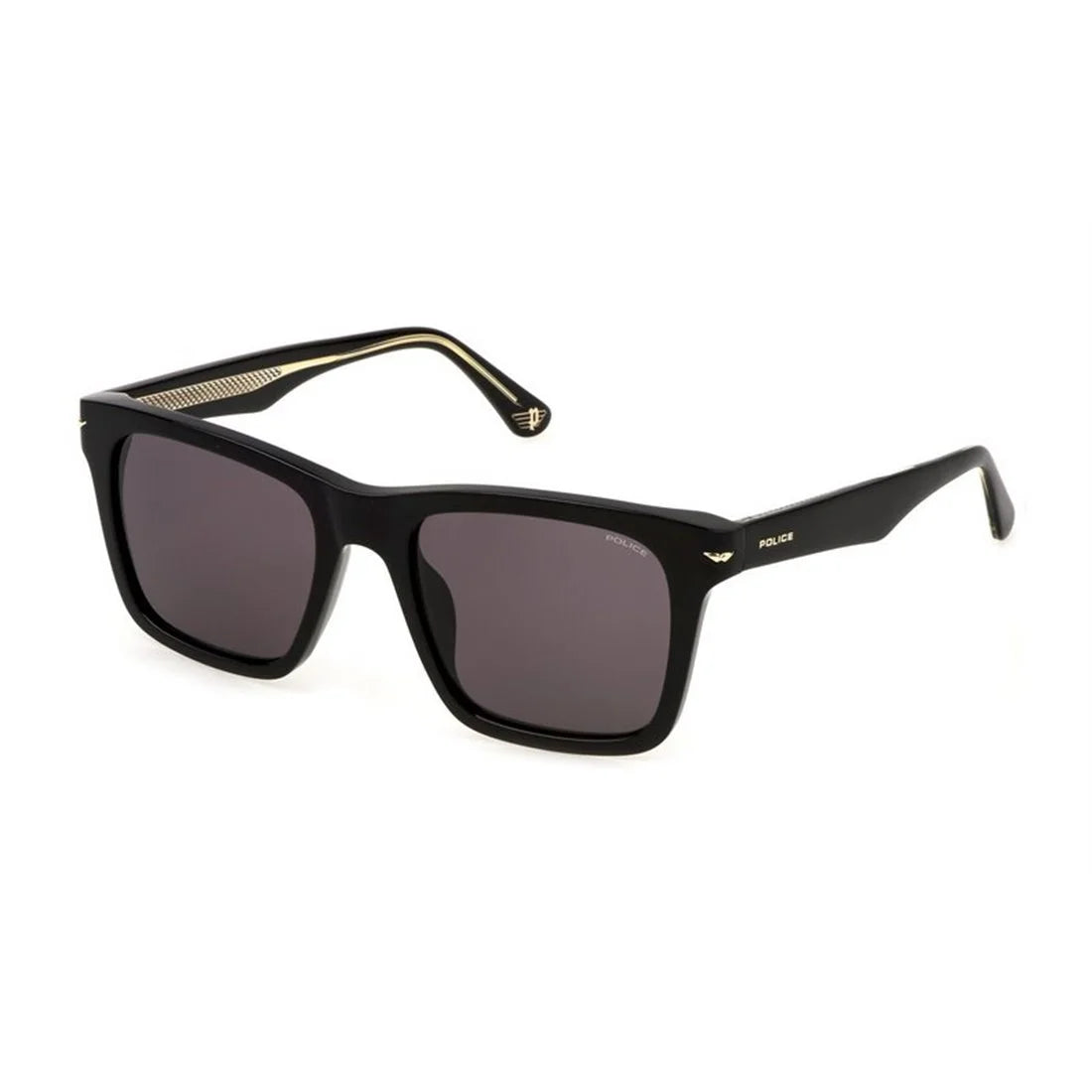 Police Champ 9 SPLN35 0700 – Shiny Black Sunglasses (55mm)