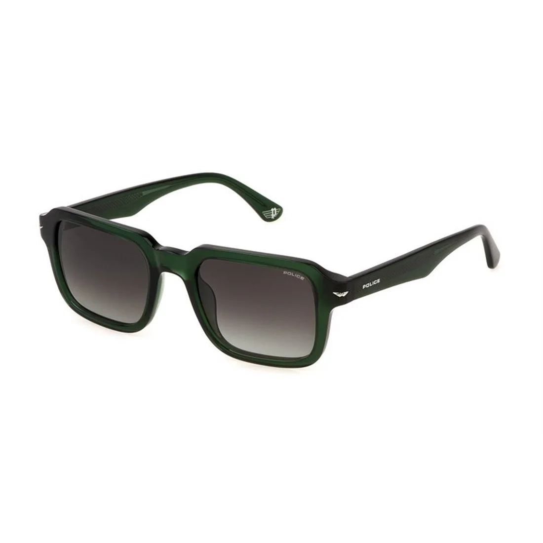 Police Champ 10 SPLN36 0G61 – Transparent Green Sunglasses (52mm)