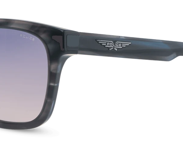 Police Origins Bullet 1 SPLE37 700Y – Shiny Black Sunglasses (56mm)
