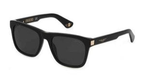 Police Origins Bullet 1 SPLE37 700P – Shiny Black Polarized Sunglasses (56mm)