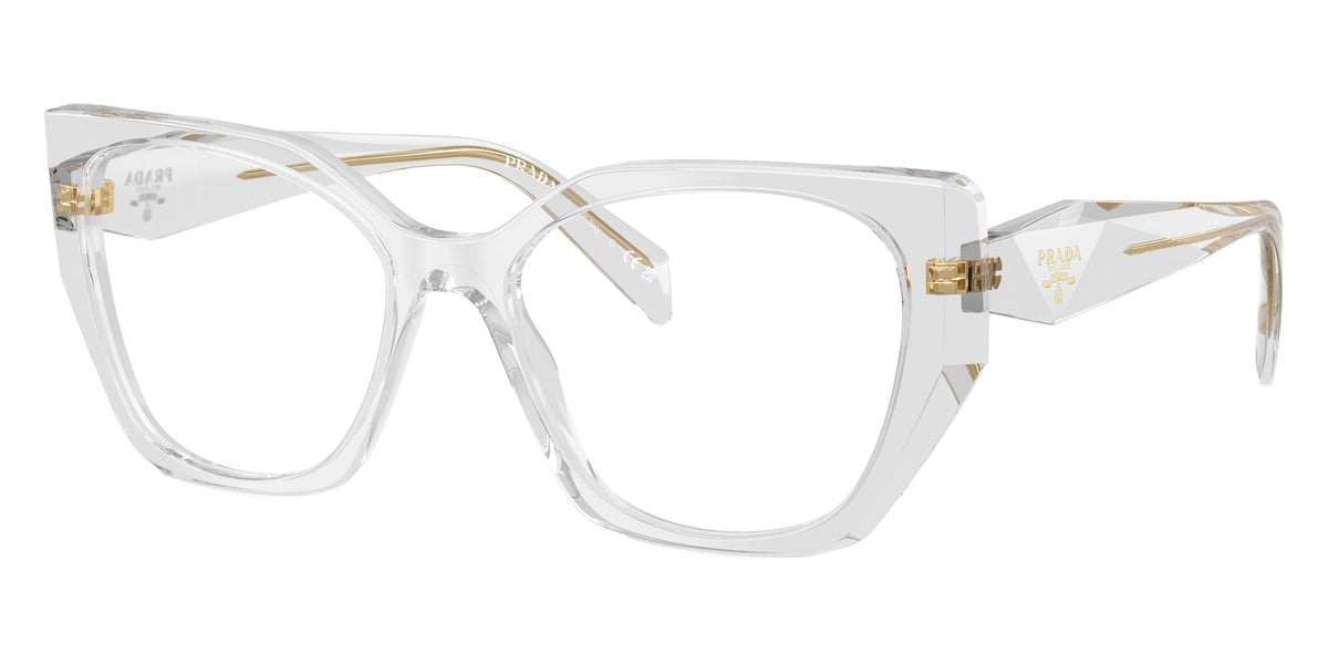 Prada PR18WV 12R1O1 transparent grey eyeglasses 52mm