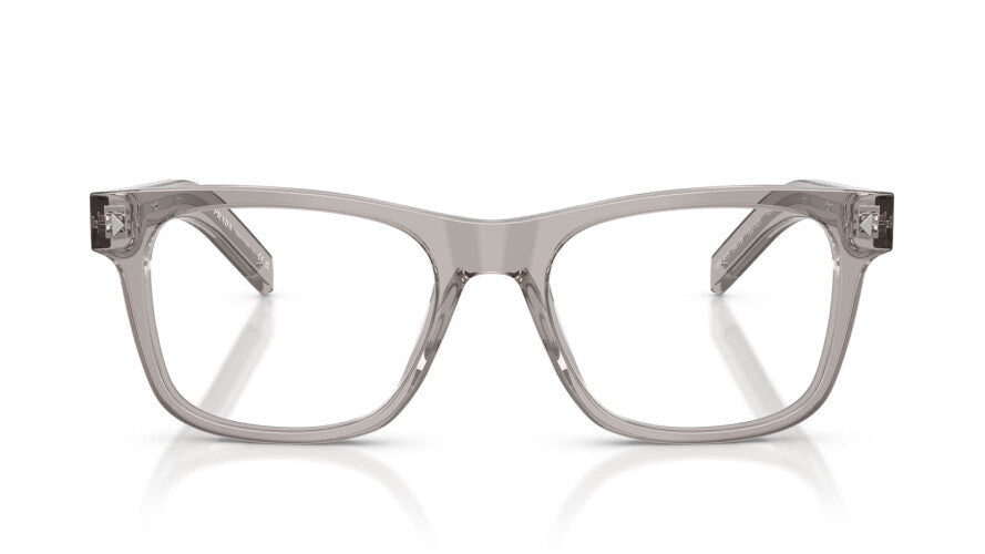 Prada PRA13V 10J1O1 hematite eyeglasses 54mm angled view