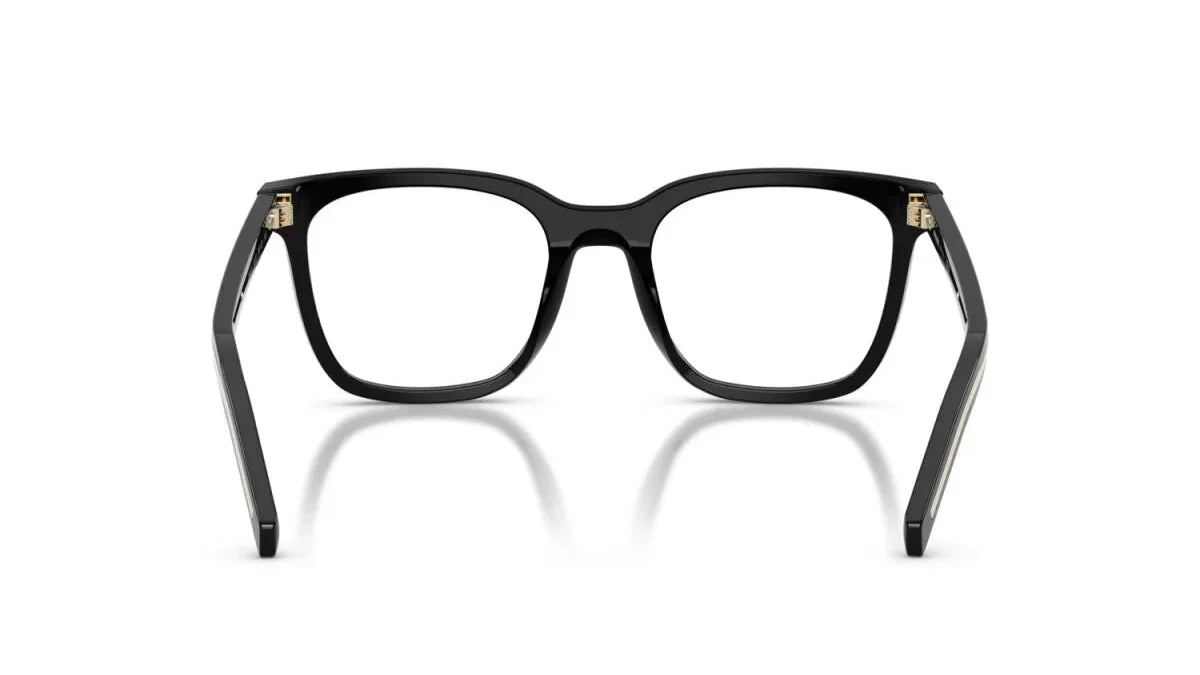 Prada PRB11V 16K1O1 black eyeglasses 50mm detail view