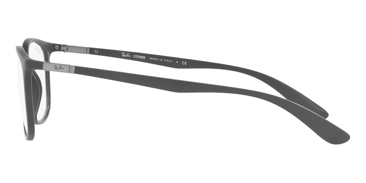 Ray-Ban RX7199 5521 sand grey eyeglasses 54mm side view
