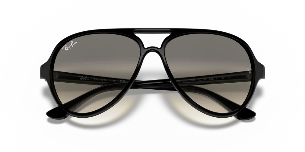 Ray-Ban Cats 5000 RB4125 601/32 – Black Sunglasses (59mm)