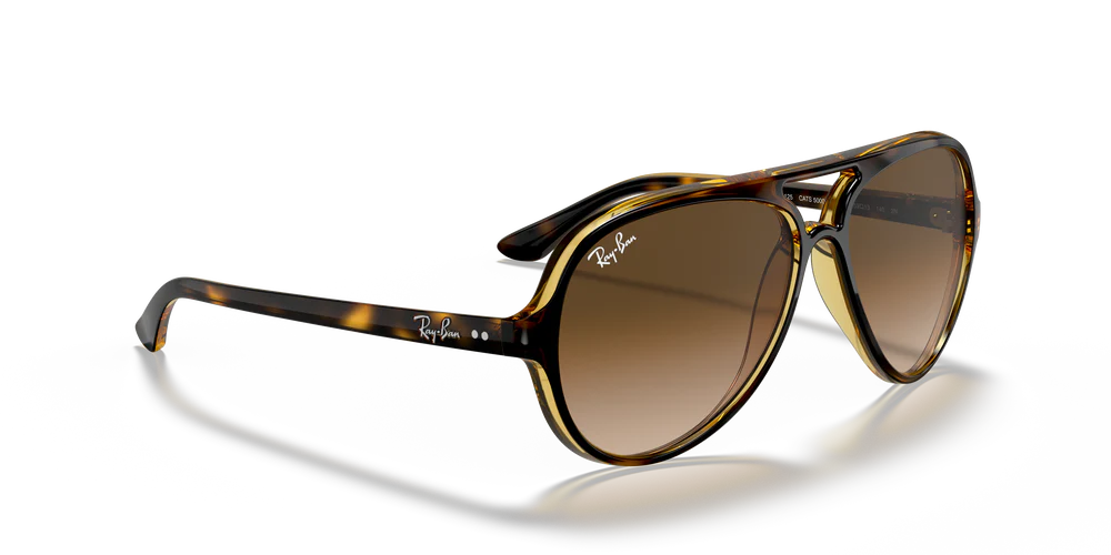 Ray-Ban Cats 5000 RB4125 710/51 – Light Havana Sunglasses (59mm)