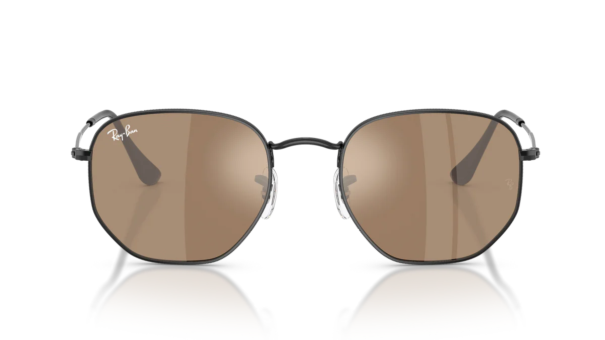 Ray-Ban Hexagonal RB3548N 9069A5 – Copper Sunglasses (51mm)