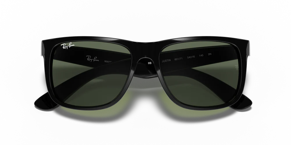 Ray-Ban Justin RB4165 601/71 – Black Sunglasses (55mm)