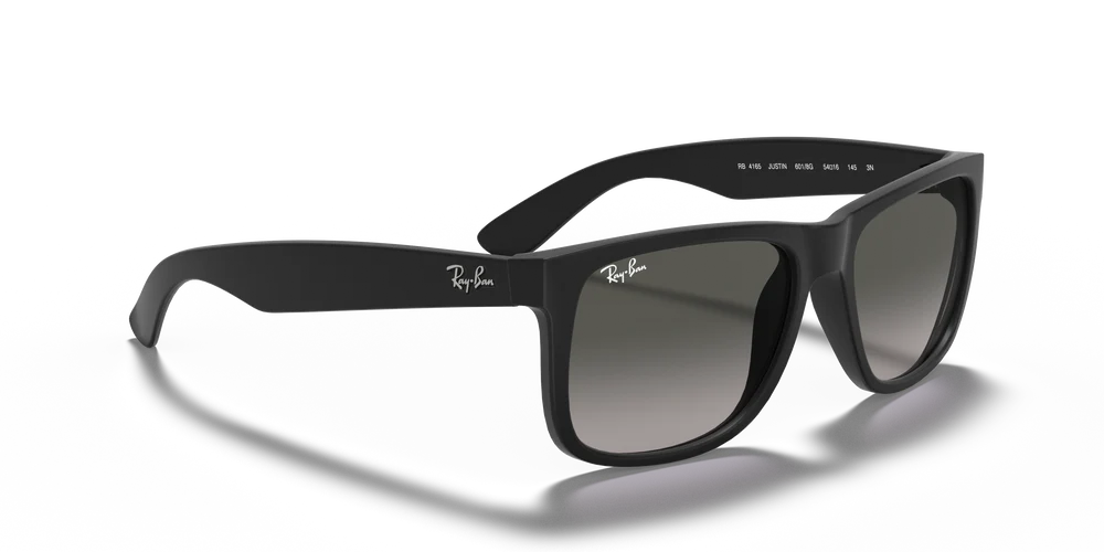 Ray-Ban Justin RB4165 601/8G – Rubber Black Sunglasses (51mm)