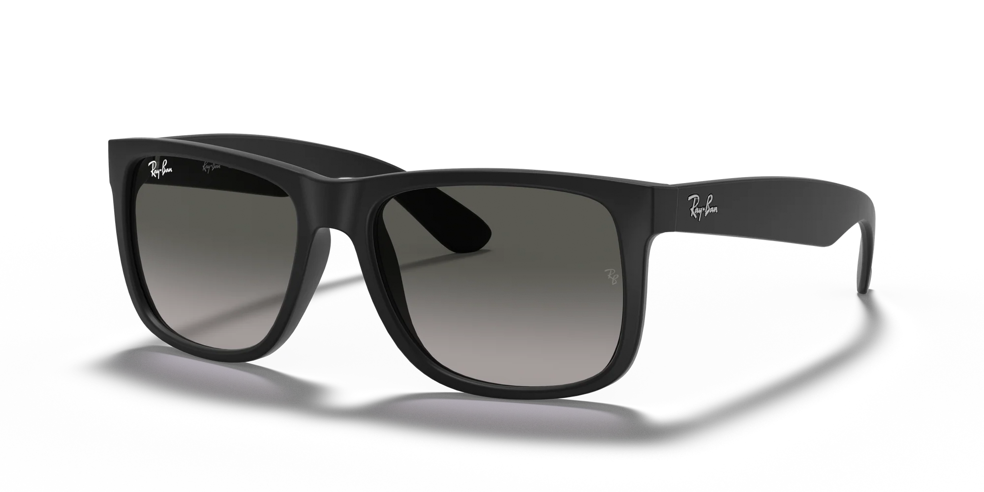 Ray-Ban Justin RB4165 601/8G – Rubber Black Sunglasses (51mm)