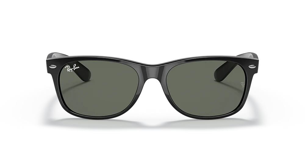 Ray-Ban New Wayfarer RB2132 901 – Black Sunglasses (52mm)