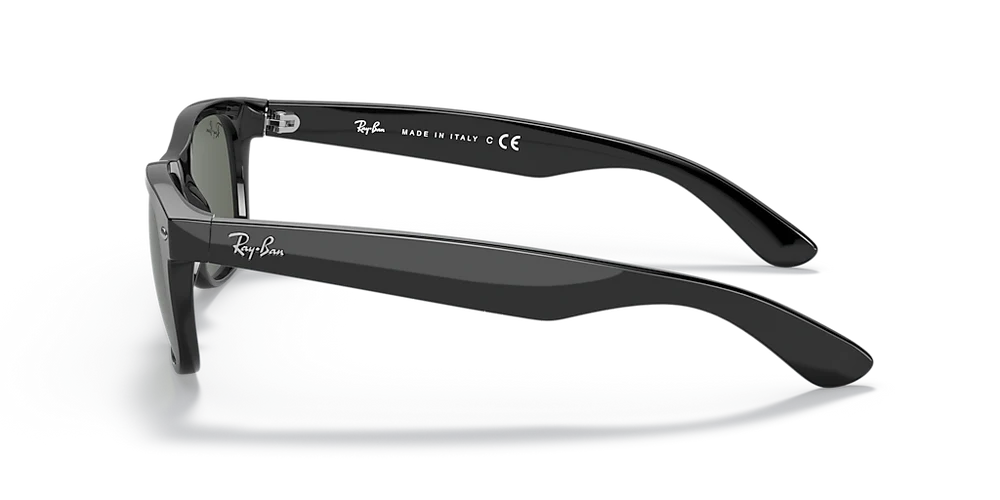 Ray-Ban New Wayfarer RB2132 901 – Black Sunglasses (52mm)