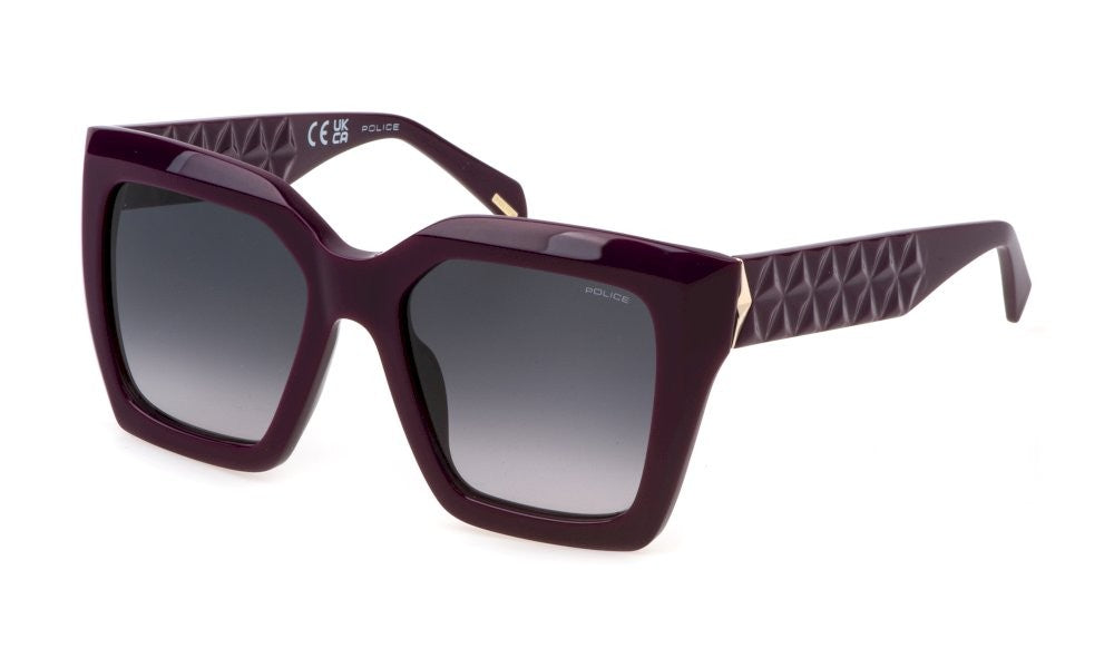 Police Phenomenon 1 SPLN60 09X6 – Purple Sunglasses (53mm)